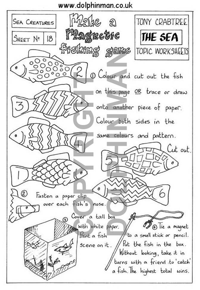 11 Best Images of Sea And Ocean Worksheets - Free Printable Sea Life