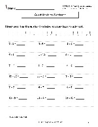 Subtraction Worksheets within 20