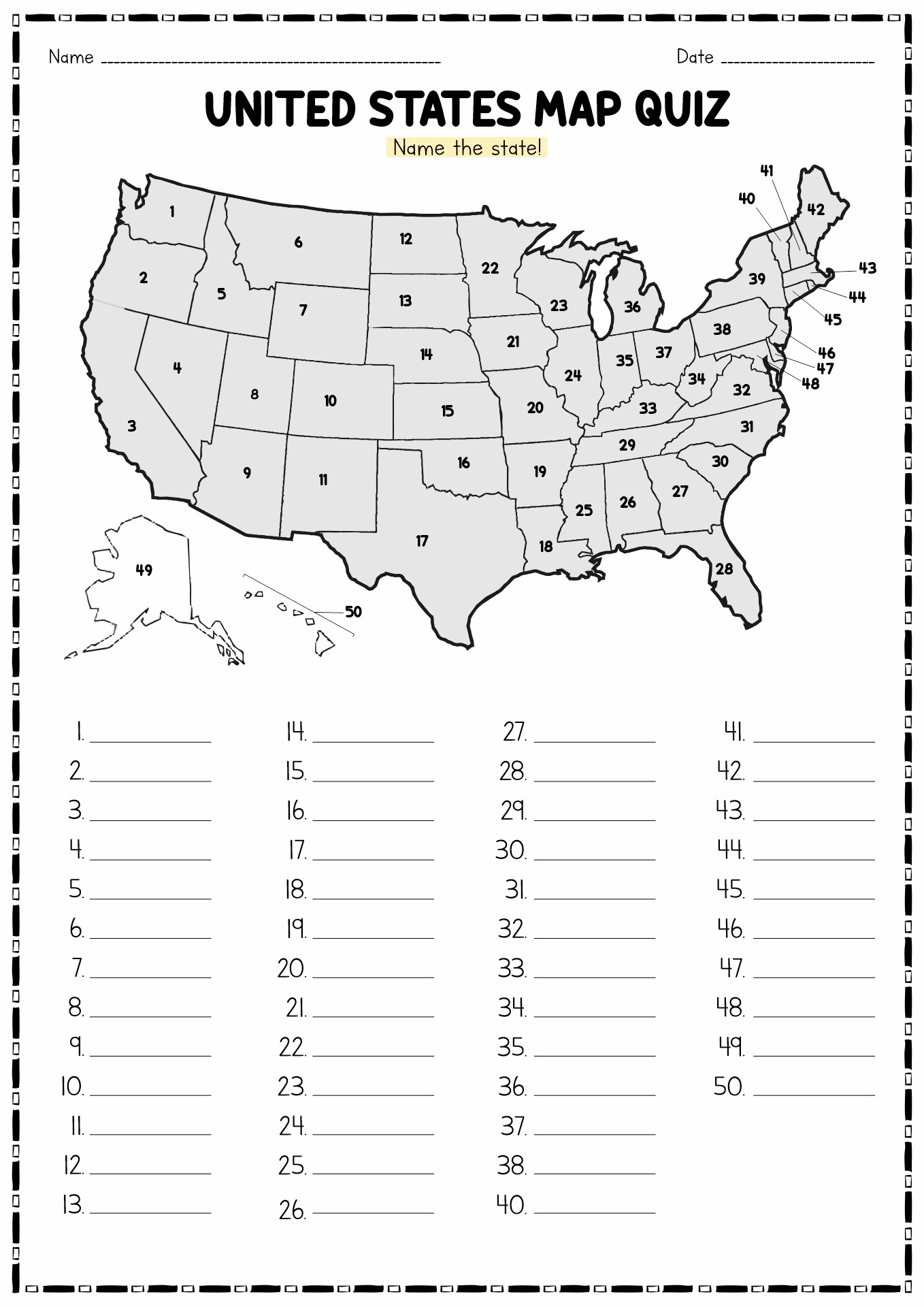 15 Best Images Of Us History Worksheets Us Geography Worksheets