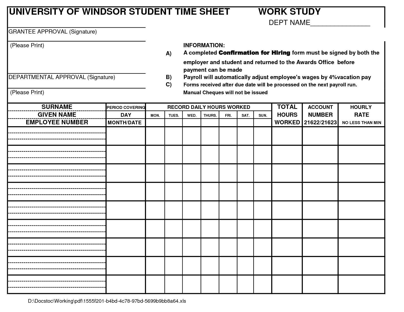 9 Best Images of Time Study Worksheet - Time Management Weekly Schedule