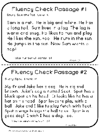 Free 2nd Grade Reading Fluency Passages