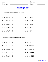Printable Rounding Worksheets 3rd Grade