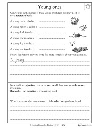 Reading Worksheets 3rd Grade Writing