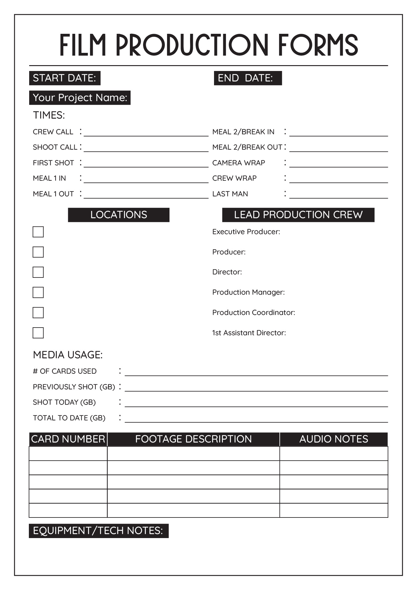 production-sheet-template