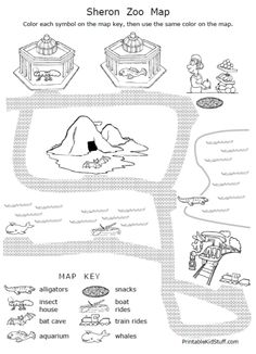 16 Best Images of Using A Map Key Worksheets - 4th Grade Map Skills