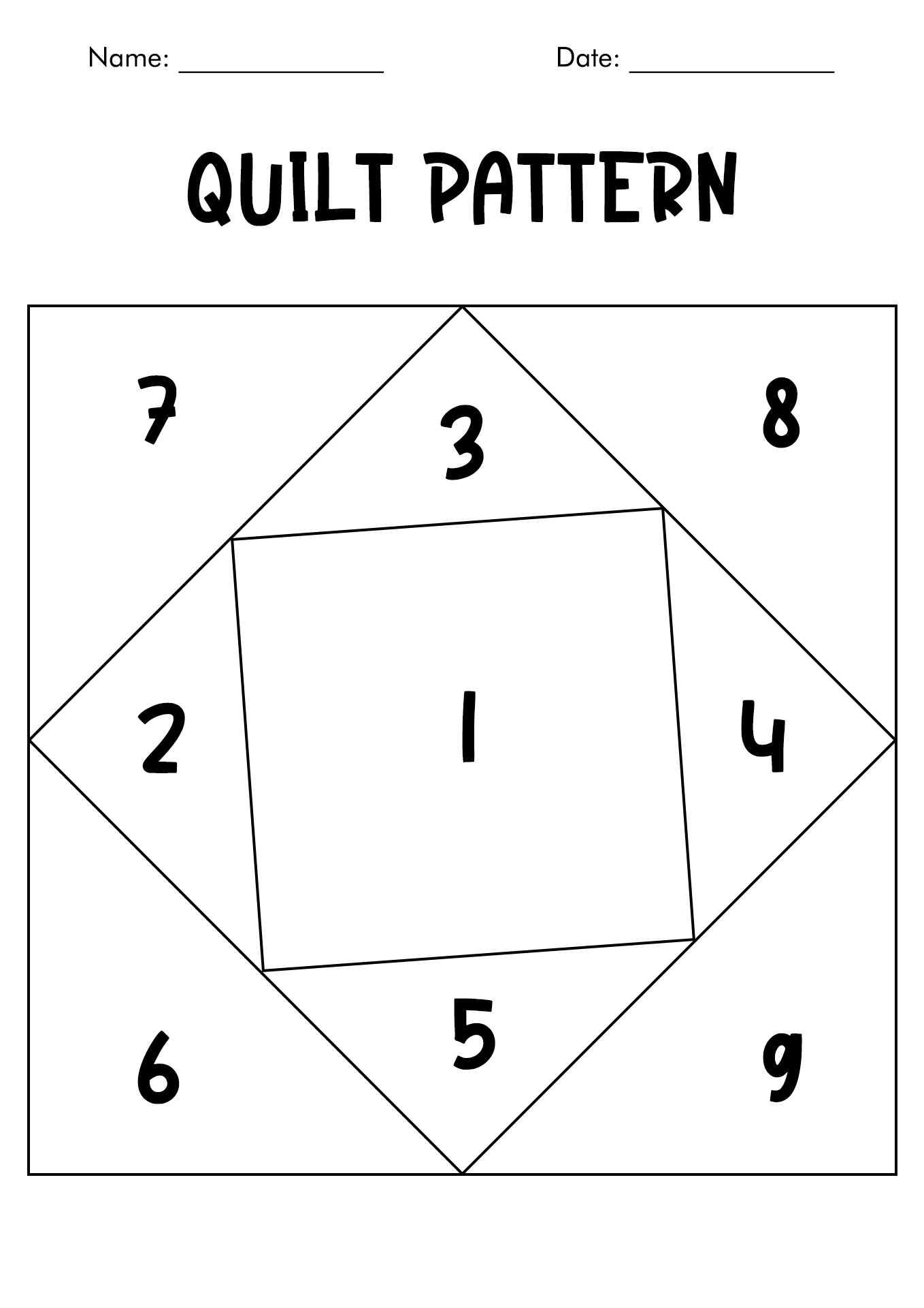 Free Quilt Templates Printable