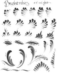 9 Best Images of Brush Strokes Worksheet - Nail Art Practice Sheet