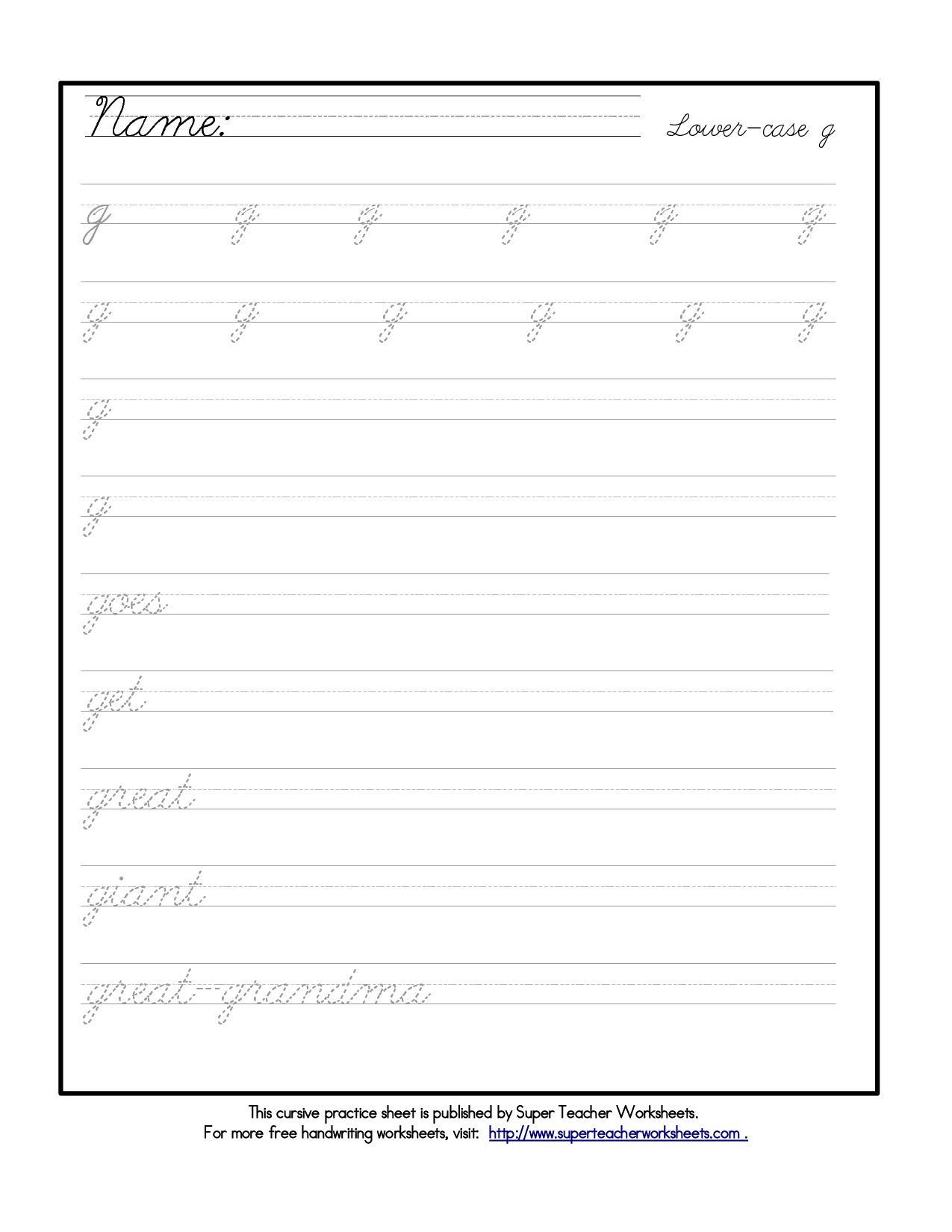 3rd grade printable writing worksheets