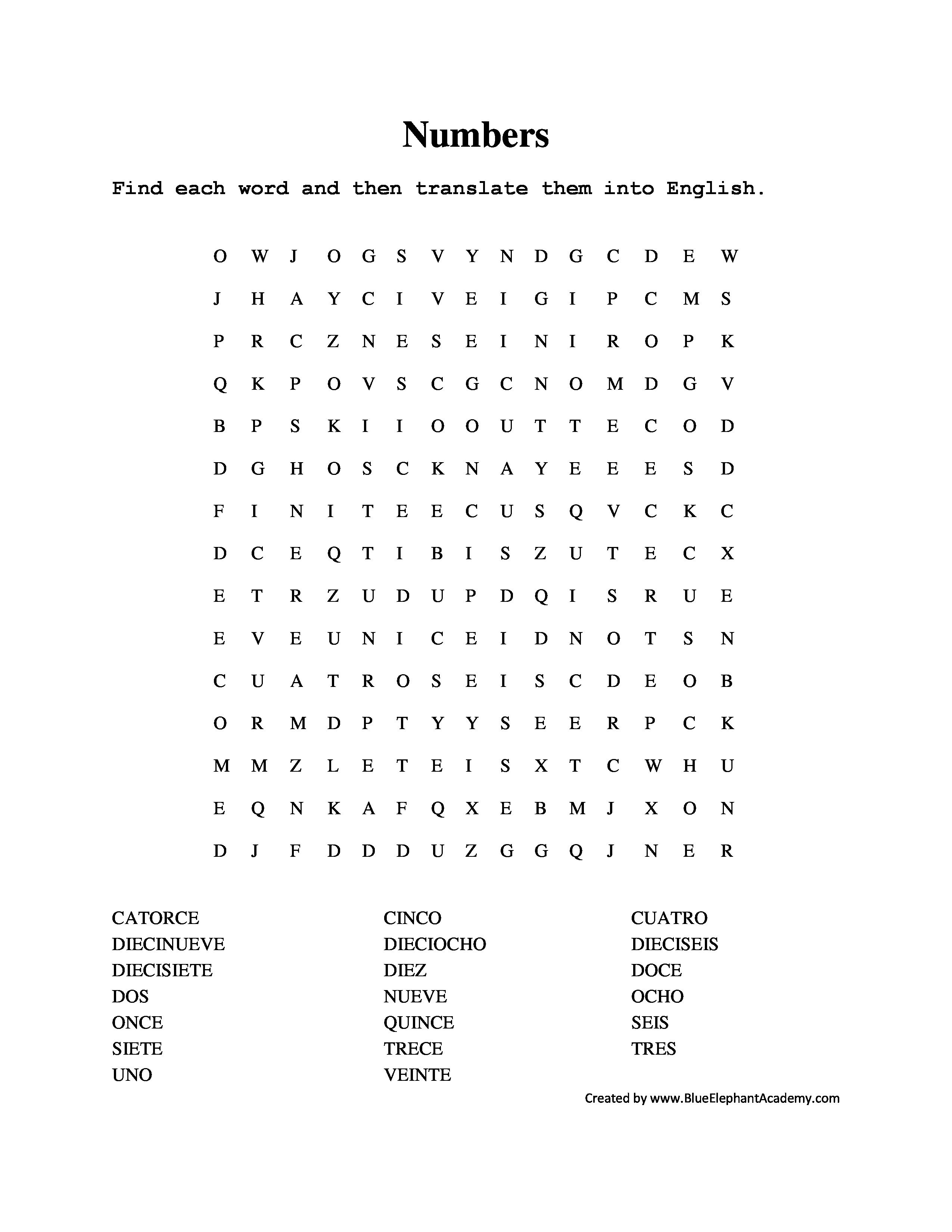 13 Best Images of Spanish Clothes Words Word Search Worksheet Hard