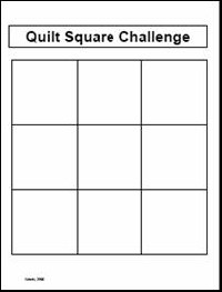 Blank Quilt Square Template