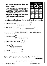 Music Theory Worksheets for Kids Printable