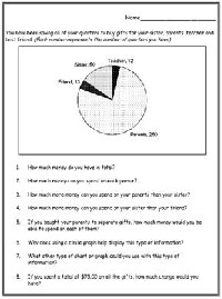 Pie Charts and Graphs Worksheets