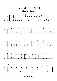 Quarter Note Rhythm Worksheets