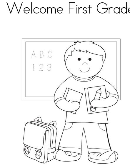 halloween coloring pages 1st grade - photo #15