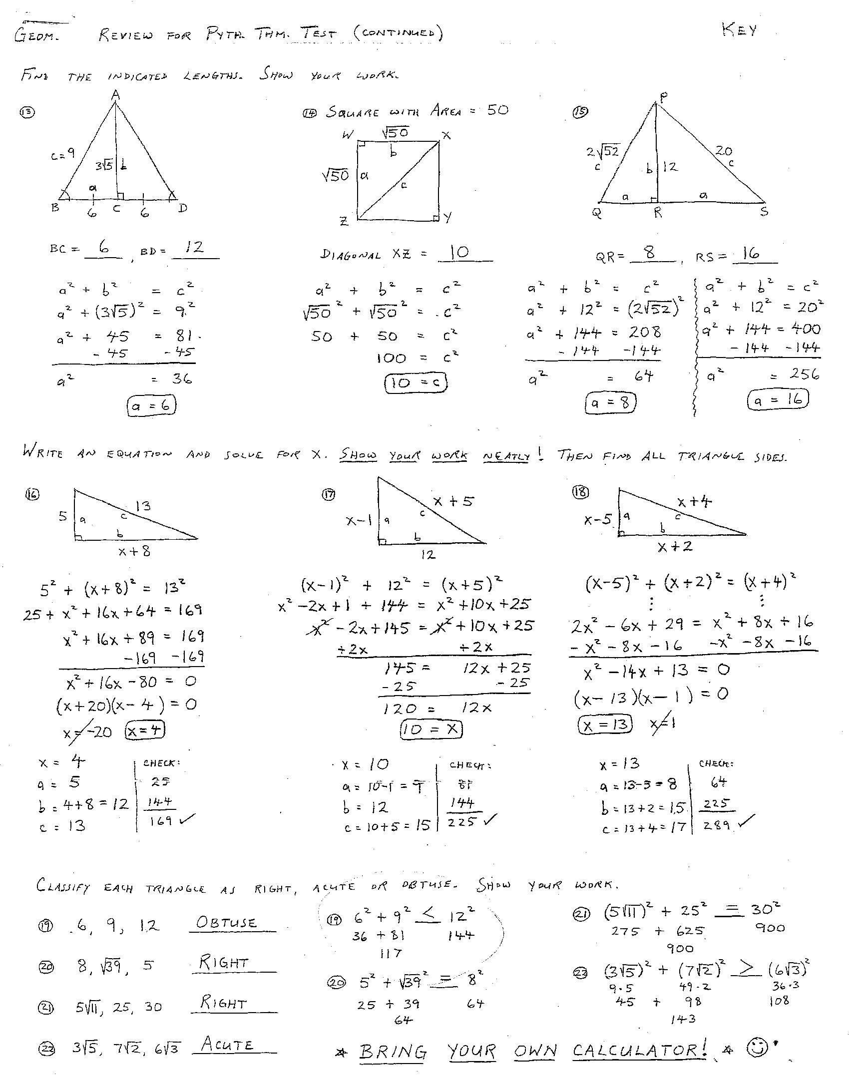 13 Best Images of Practice Geometry Worksheet Answer Key - 6th Grade