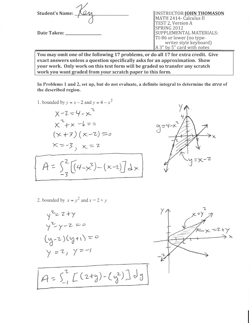 5th Grade Worksheets With Answer Key