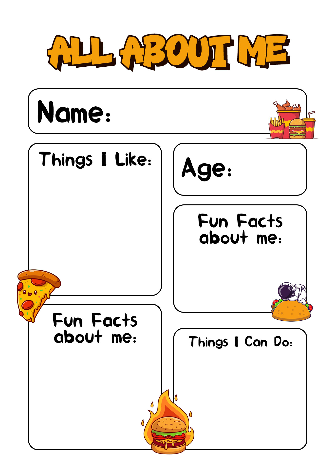 15 Best Images Of High School Goals Worksheets All About Me Graphic