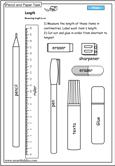 Measuring Length Worksheets 2nd Grade