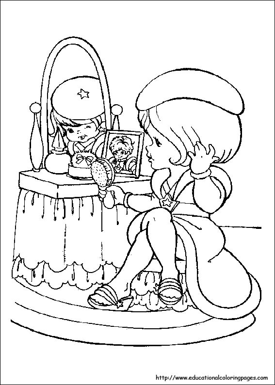 Rainbow Bright Coloring Pages