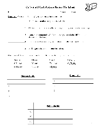 Carbohydrates Review Worksheet