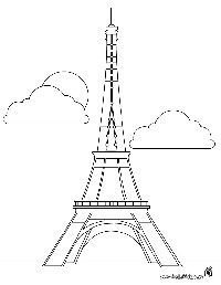 Eiffel Tower Coloring