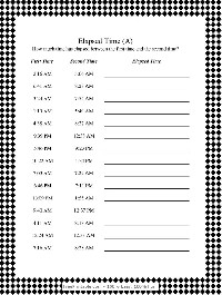 Free Printable Time Test Worksheets
