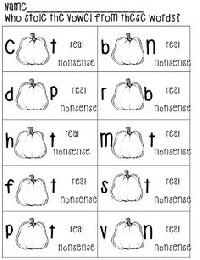 Free Short Vowel Worksheets for First Grade