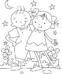 Friendship Coloring Pages Printable