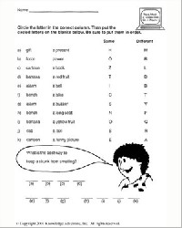 Printable English Worksheets for Kids