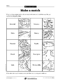 River Features Worksheet