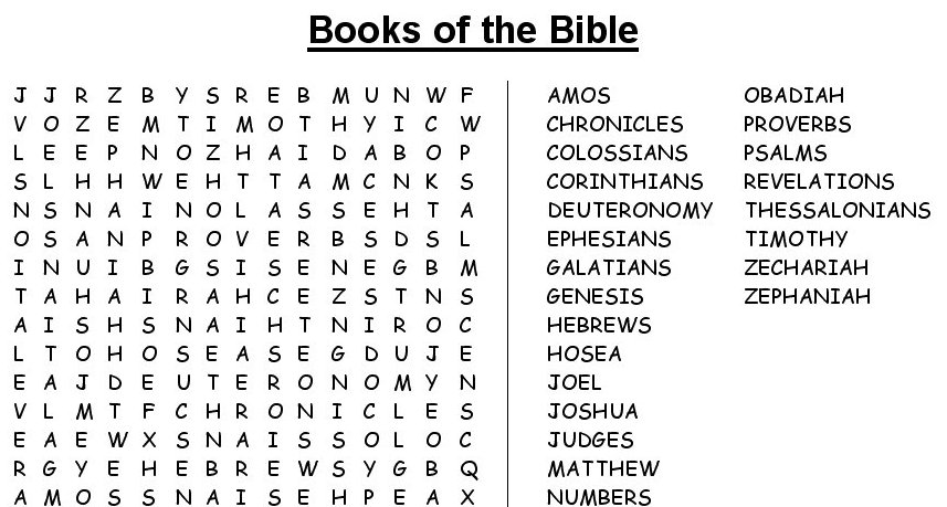 bible word puzzles books puzzle wordsearch printable ables worksheets amos proverbs worksheeto psalms church via