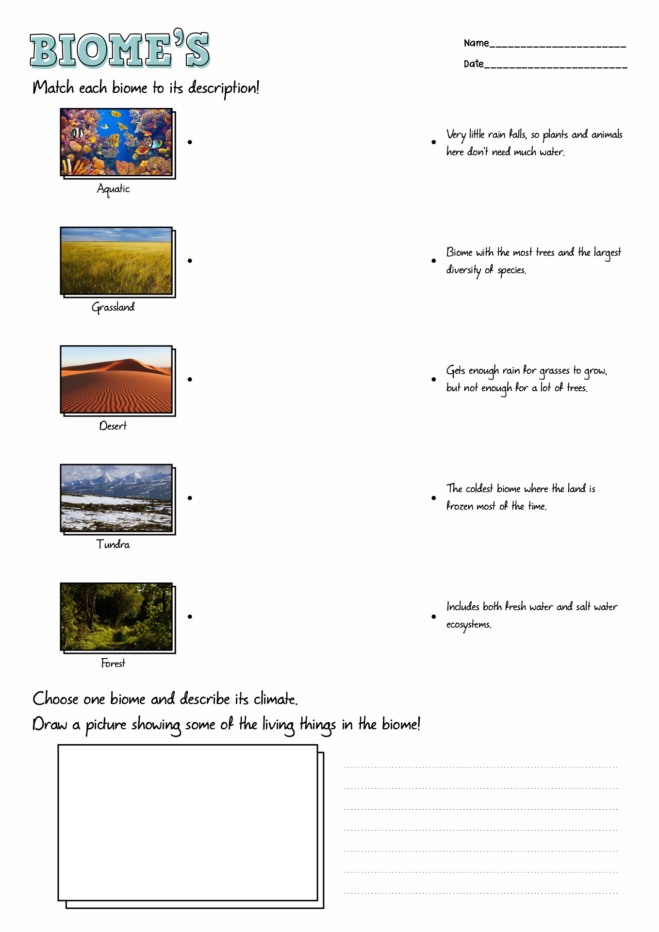 Biomes Worksheet Have Fun Teaching Bank2home