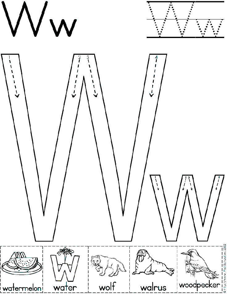 14 Best Images of Phonics Letter W Worksheets  Letter W Worksheets Preschool, The Teacher's
