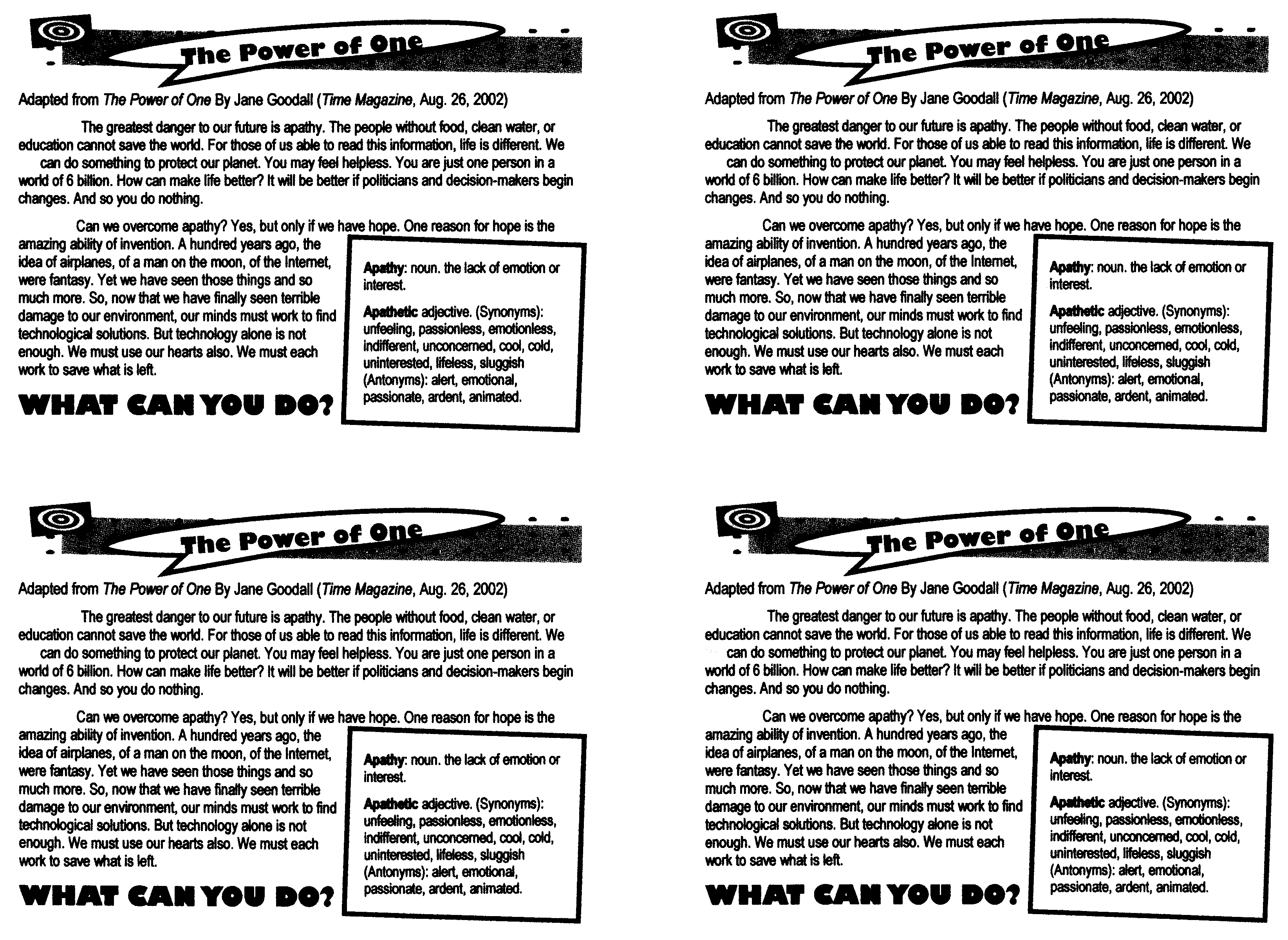 18 Best Images of Social Responsibility Activities Worksheets - Kids