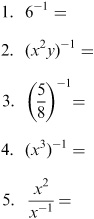 Rewrite Fraction without Negative Exponent