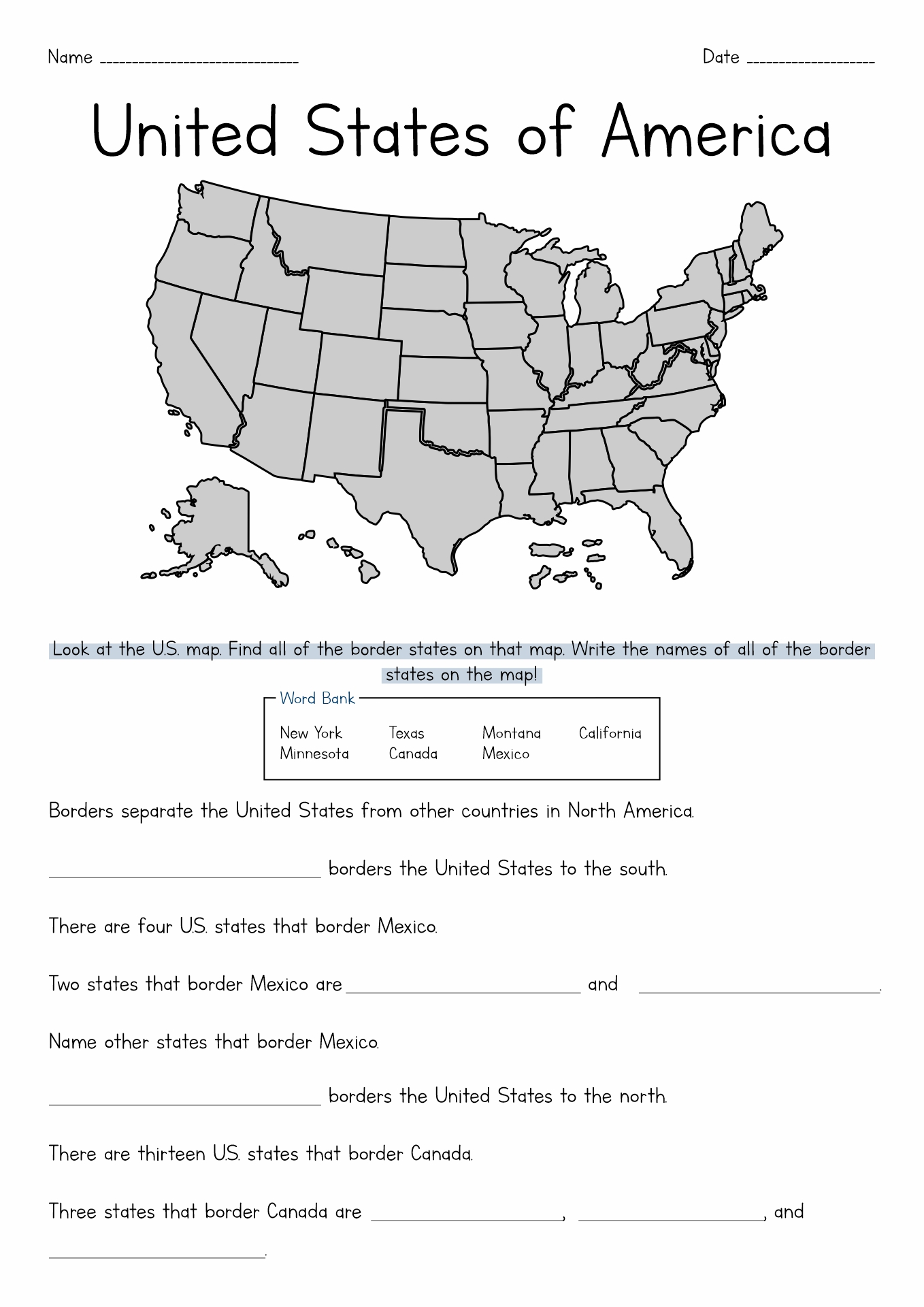 us-states-and-capitals-worksheet