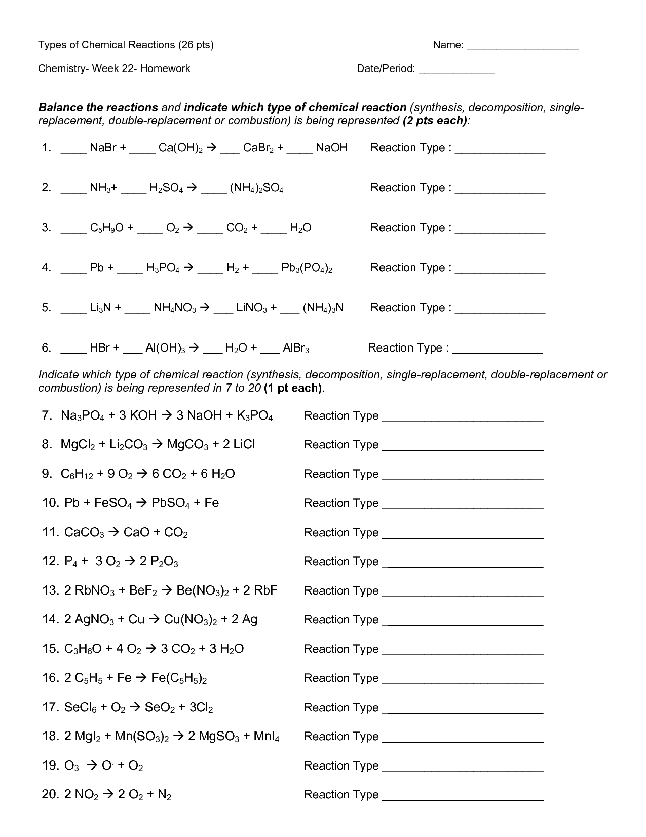 5-types-of-chemical-reactions-worksheet-answers-worksheetworks-cyou