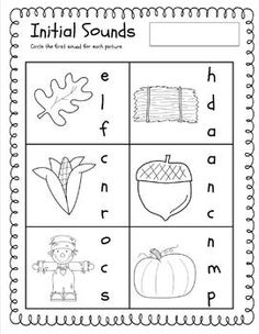 Kindergarten Fall Math Activities