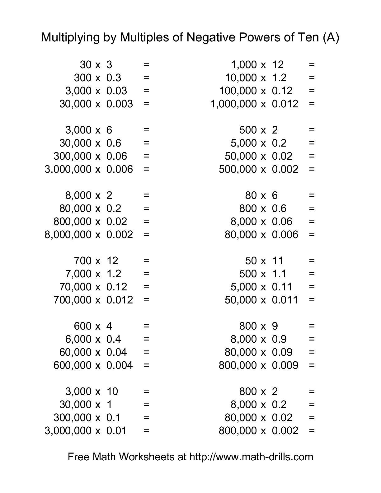 multiplying-whole-numbers-by-powers-of-10-worksheet