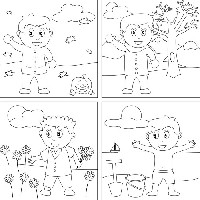 Free Printable Seasons Coloring Pages