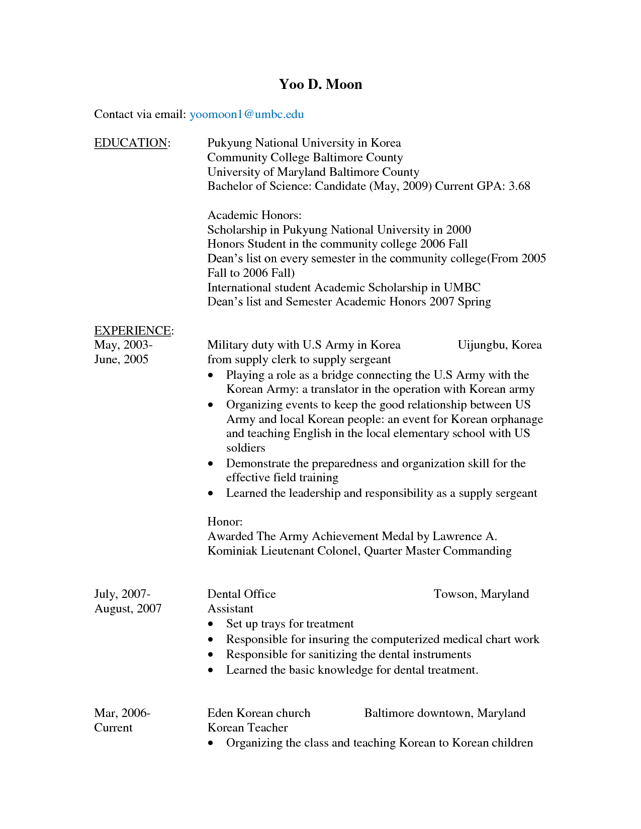 Fill in Blank Resume Form