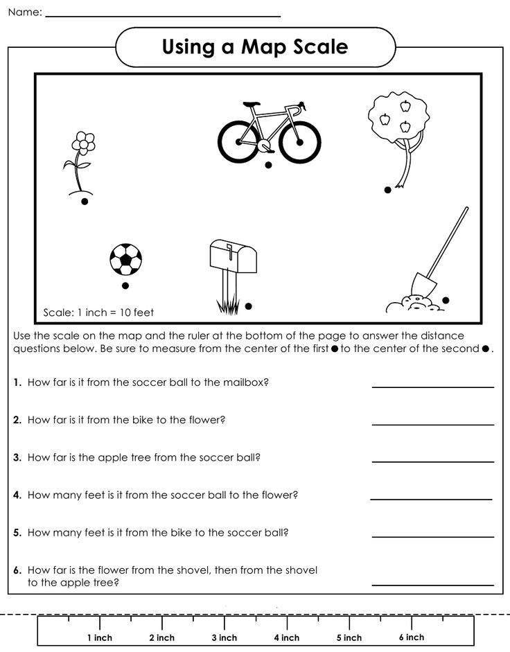 Map Scale Activity Worksheet