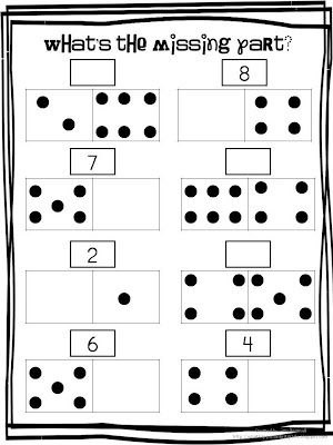 15 Best Images of Domino Math Missing Addends Worksheets - Missing