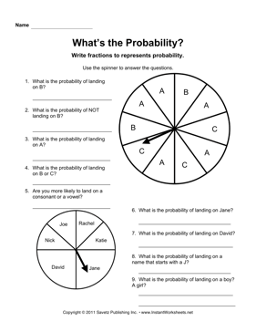 17 Best Images of Probability Worksheets For 4th Grade - Math
