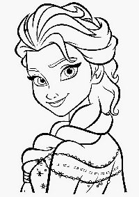 Frozen Elsa Coloring Pages Free