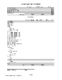 Monthly Income Expense Worksheet Template