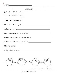 Second Grade Simile Worksheets