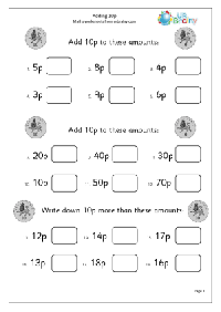 Year 1 Math Worksheets Printable