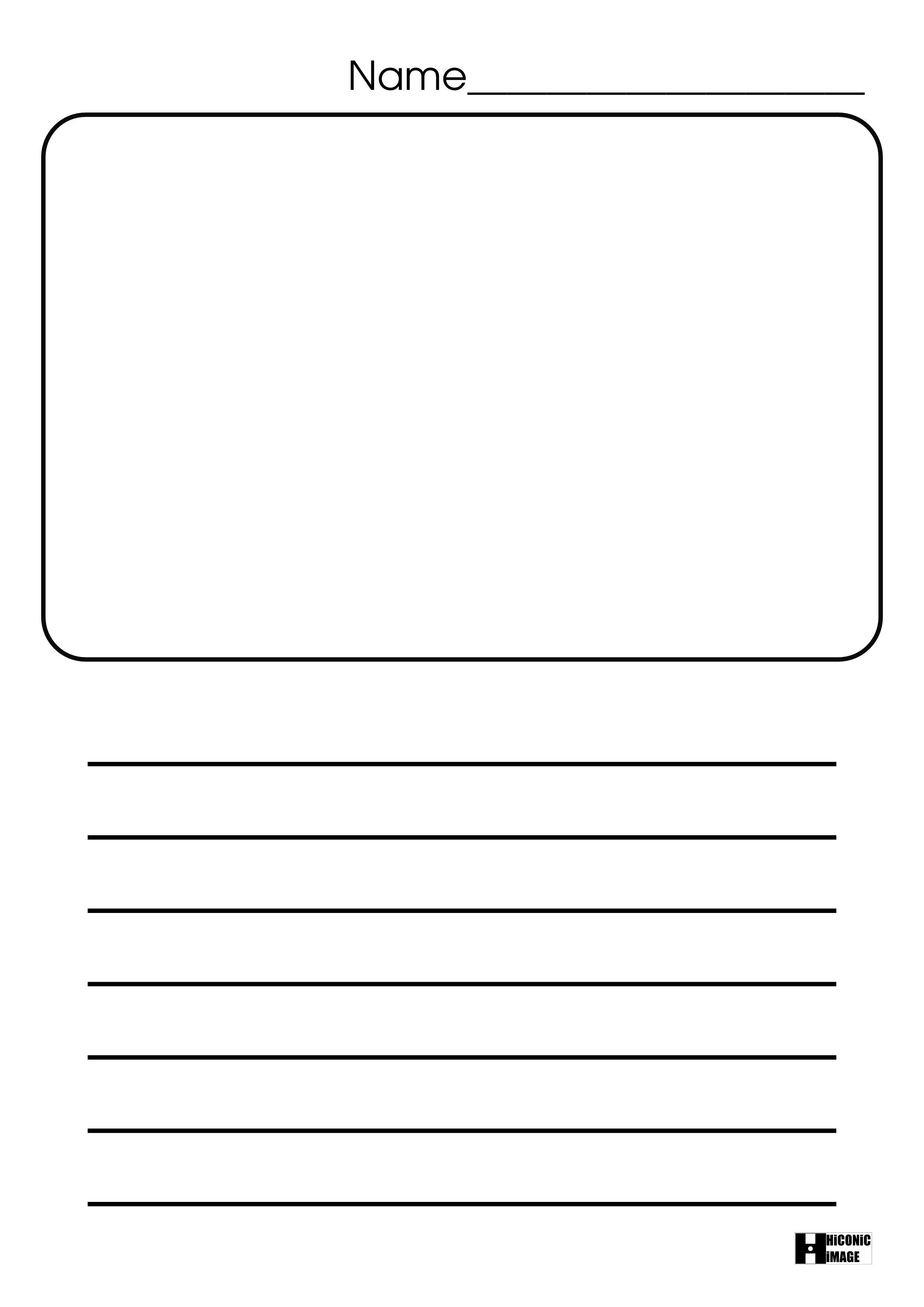 draw and write printable