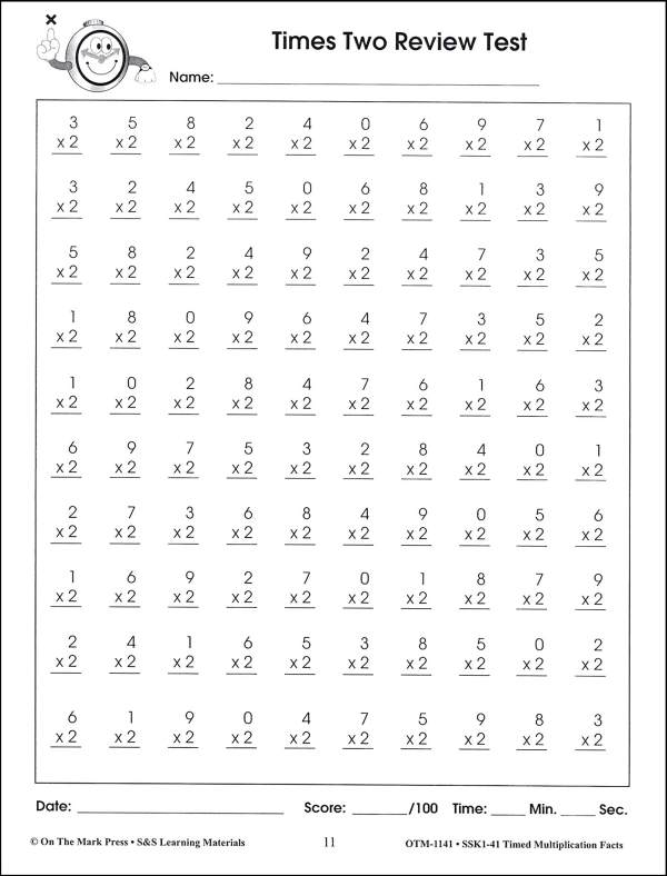 13 Best Images Of Mad Minute Addition Worksheets 2 Free 